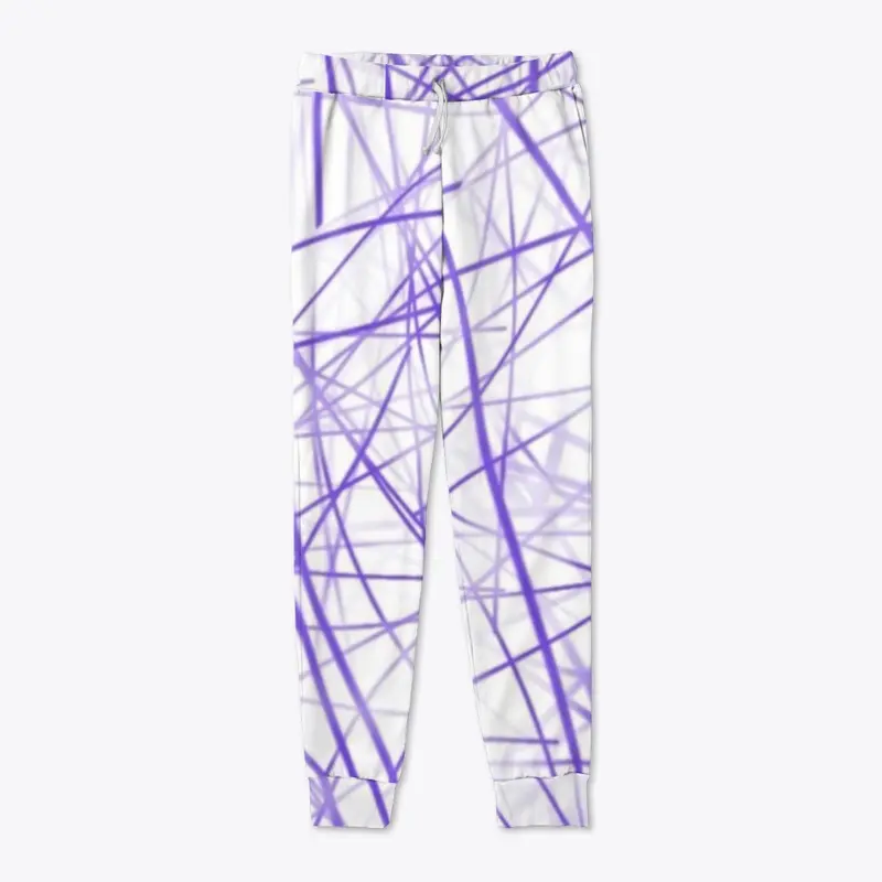 Abstract WHITE PURPLE 