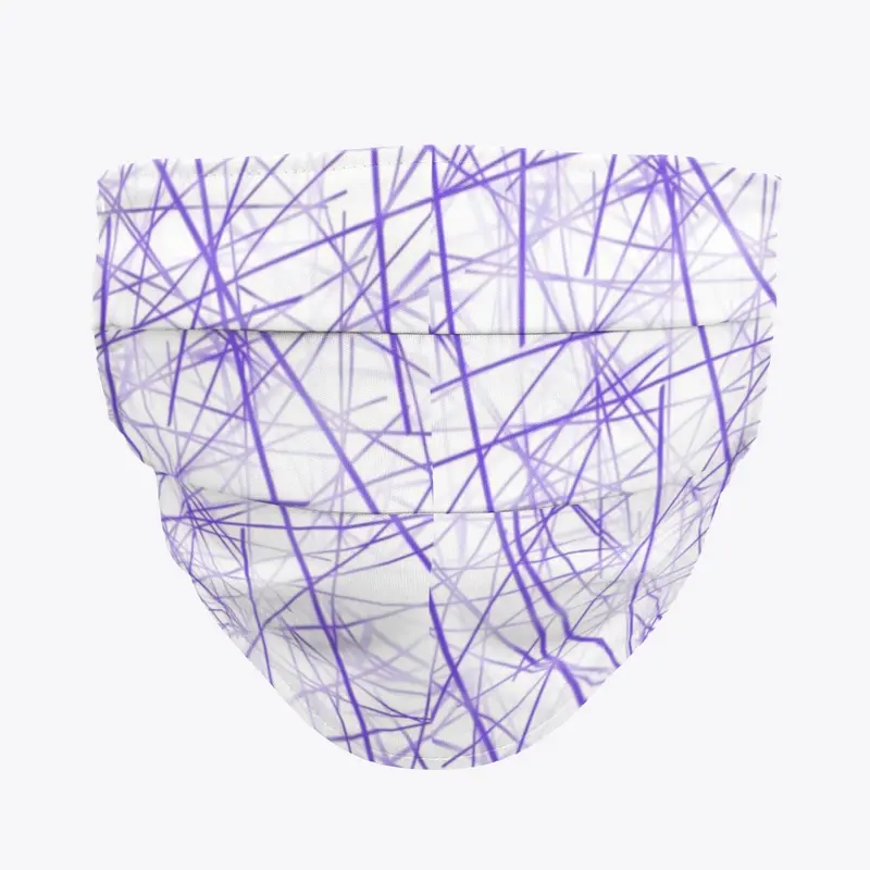 Abstract WHITE PURPLE 